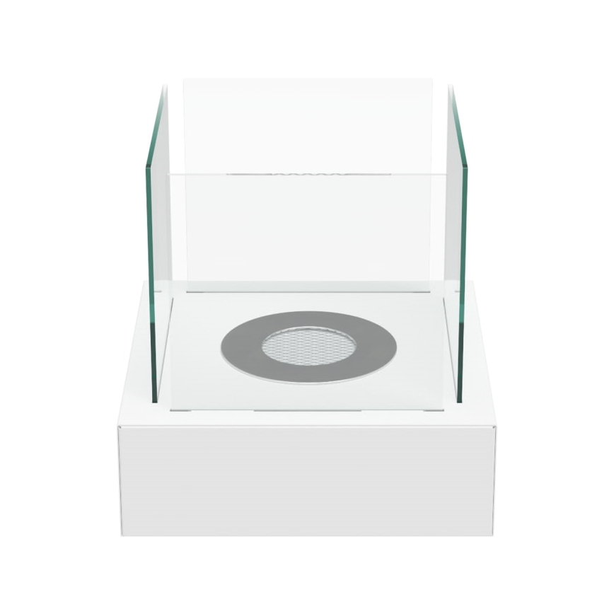 Kratki - Șemineu BIO 30,3x30 cm 1kW alb