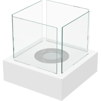 Kratki - Șemineu BIO 30,3x30 cm 1kW alb