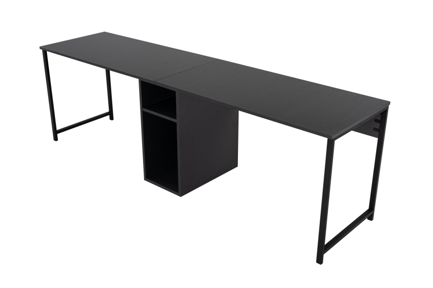 Birou CLARO 240x60 cm antracit/negru