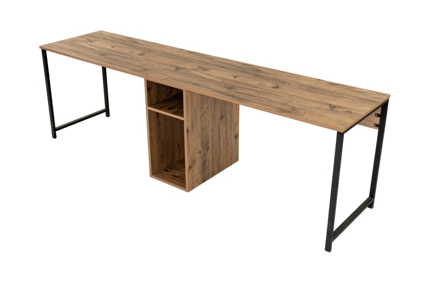 Birou CLARO 240x60 cm pin/negru