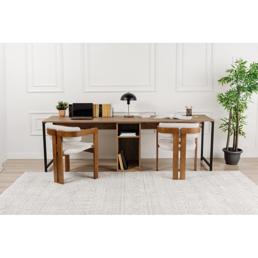 Birou CLARO 240x60 cm pin/negru