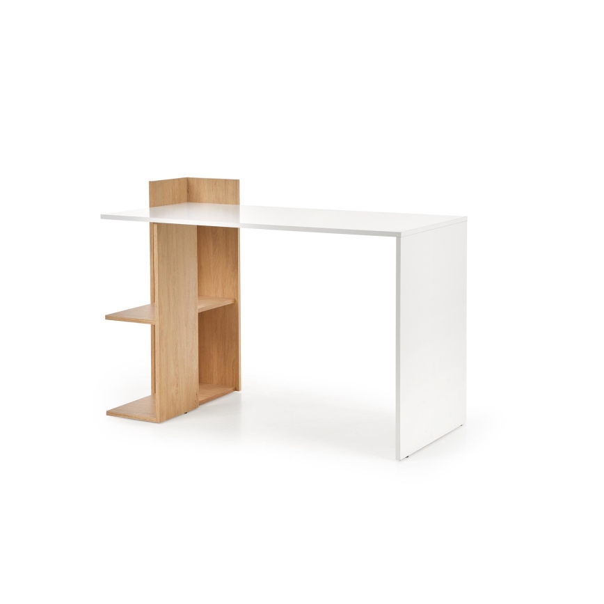 Birou COZYRA stejar/alb