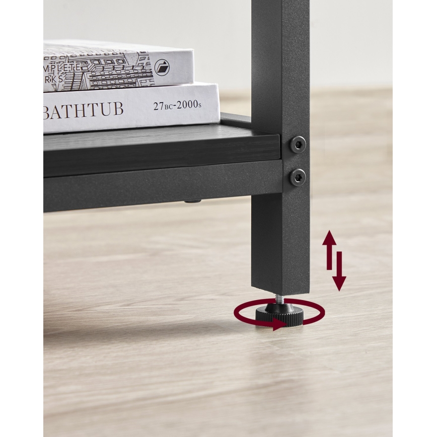 Birou de colț SOLEA, negru