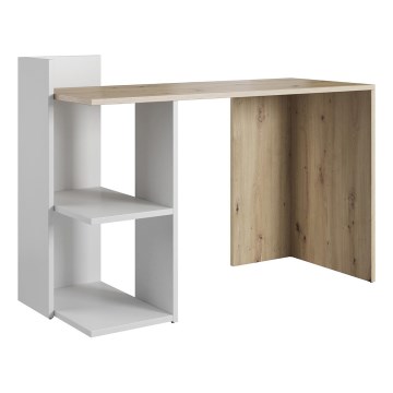 Birou MARLO, stejar artisan/alb