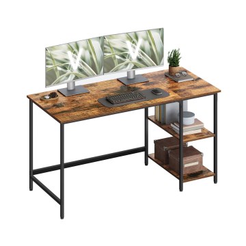 Birou SOLEA 140 x 60 cm, maro/negru