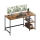 Birou SOLEA 140 x 60 cm, maro/negru