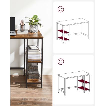 Birou SOLEA maro/negru