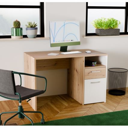 Birou URO stejar artisan/alb