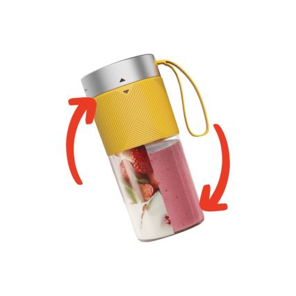 Blender portabil Tefal BLENDFORCE 50W/5V 1200 mAh galben