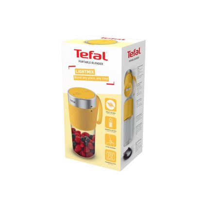 Blender portabil Tefal BLENDFORCE 50W/5V 1200 mAh galben