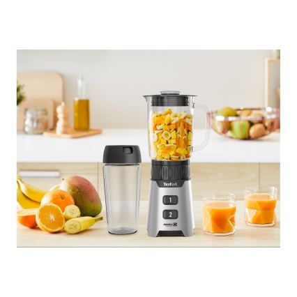 Blender Tefal BLENDFORCE 400W/230V oțel inoxidabil/negru