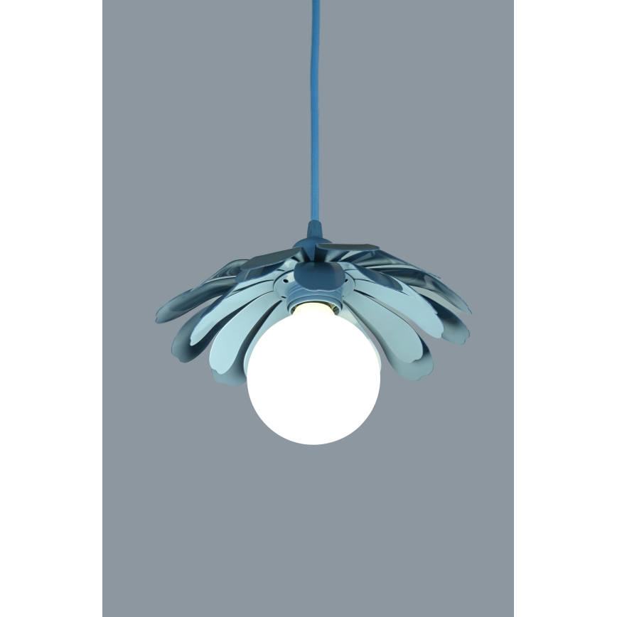Bohemia-Design - Candelabru pe cablu 1xE27/60W/230V albastru