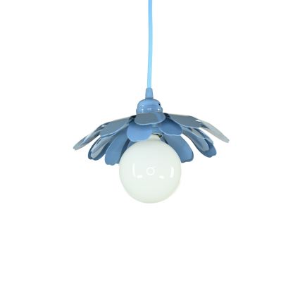 Bohemia-Design - Candelabru pe cablu 1xE27/60W/230V albastru