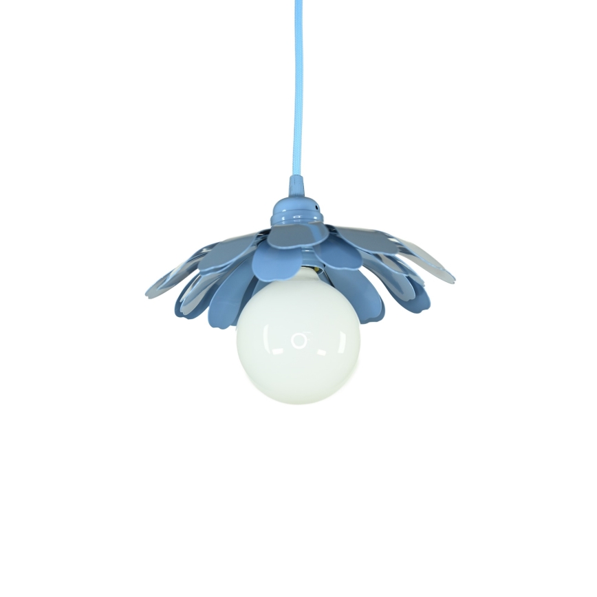 Bohemia-Design - Candelabru pe cablu 1xE27/60W/230V albastru