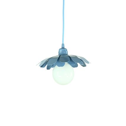 Bohemia-Design - Candelabru pe cablu 1xE27/60W/230V albastru