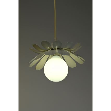 Bohemia-Design - Candelabru suspendat pe cablu 1xE27/60W/230V, crem