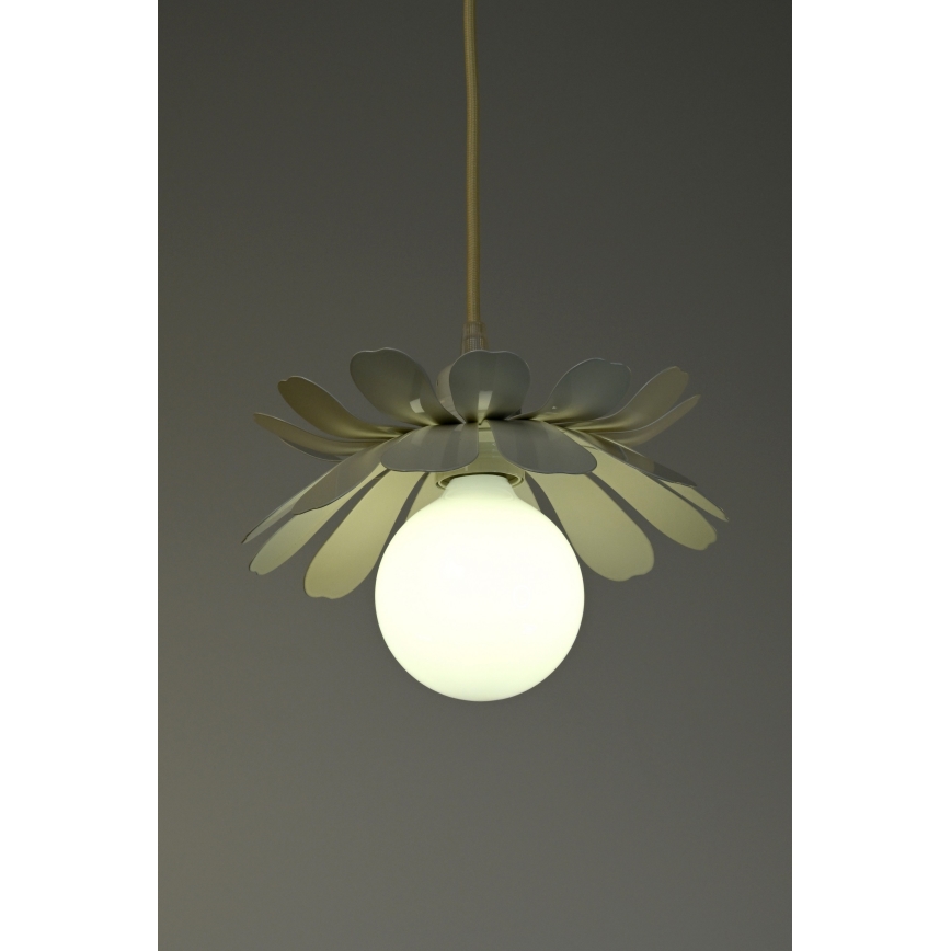 Bohemia-Design - Candelabru suspendat pe cablu 1xE27/60W/230V, crem