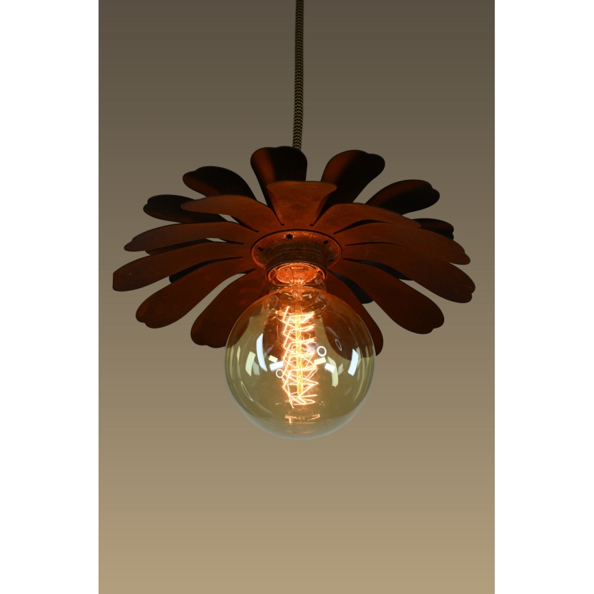 Bohemia-Design - Candelabru suspendat pe cablu 1xE27/60W/230V, finisaj bronzat