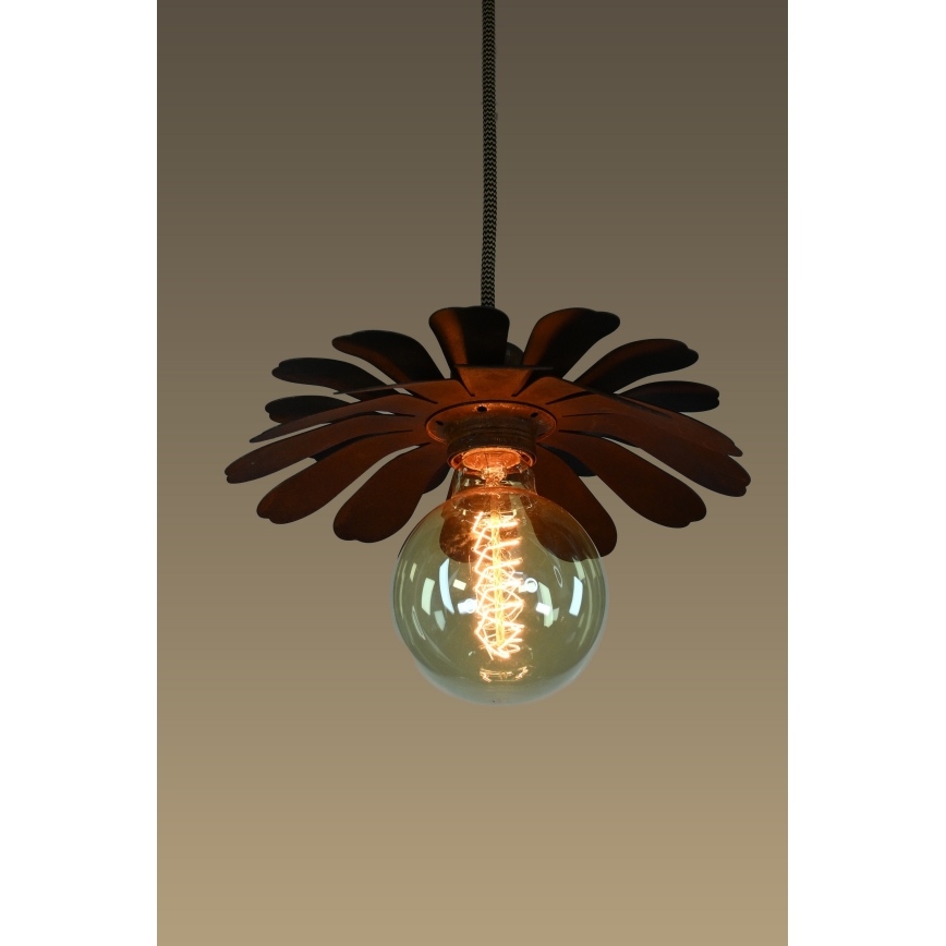 Bohemia-Design - Candelabru suspendat pe cablu 1xE27/60W/230V, finisaj bronzat