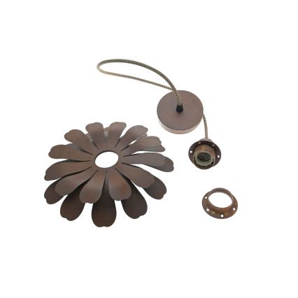 Bohemia-Design - Candelabru suspendat pe cablu 1xE27/60W/230V, finisaj bronzat