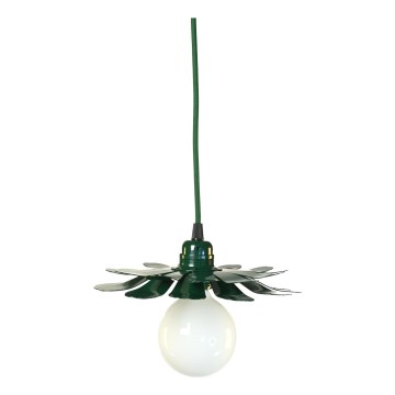 Bohemia-Design - Candelabru suspendat pe cablu 1xE27/60W/230V verde