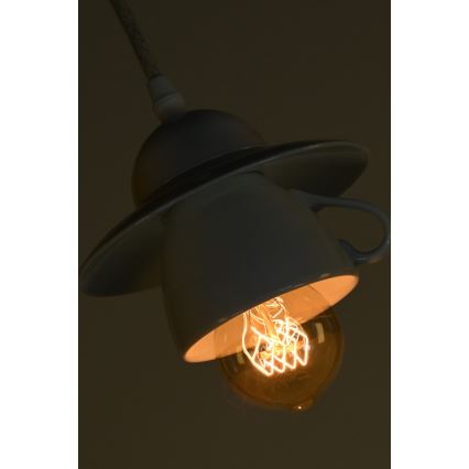Bohemia-Design - Lustră din porțelan pe cablu 1xE27/60W/230V