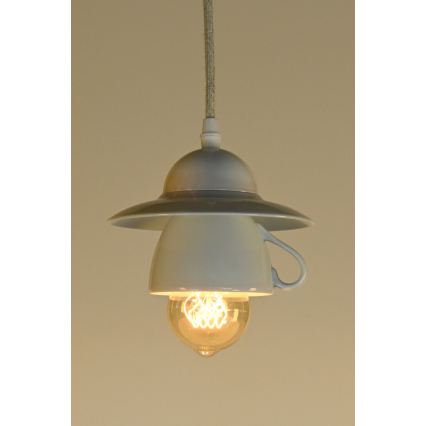Bohemia-Design - Lustră din porțelan pe cablu 1xE27/60W/230V