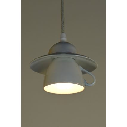 Bohemia-Design - Lustră din porțelan pe cablu 1xE27/60W/230V