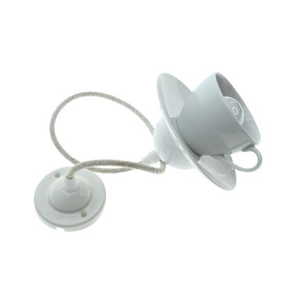 Bohemia-Design - Lustră din porțelan pe cablu 1xE27/60W/230V