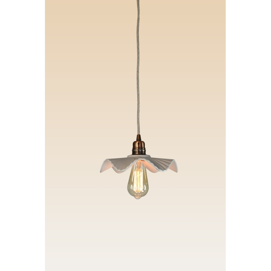 Bohemia-Design - Lustră din porțelan suspendată pe cablu 1xE27/60W/230V