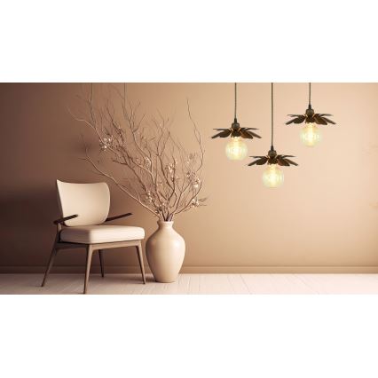 Bohemia-Design - Lustra pe cablu 1xE27/60W/230V bronz