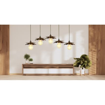 Bohemia-Design - Lustra pe cablu 1xE27/60W/230V bronz