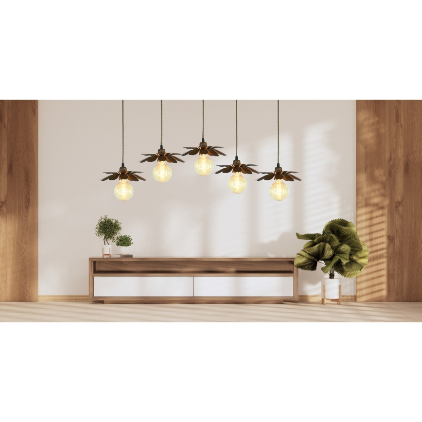 Bohemia-Design - Lustra pe cablu 1xE27/60W/230V bronz