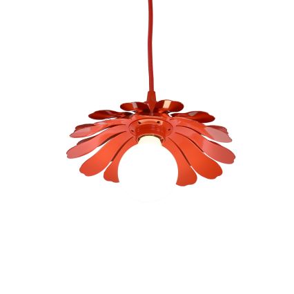Bohemia-Design - Lustră pe cablu 1xE27/60W/230V, roșie