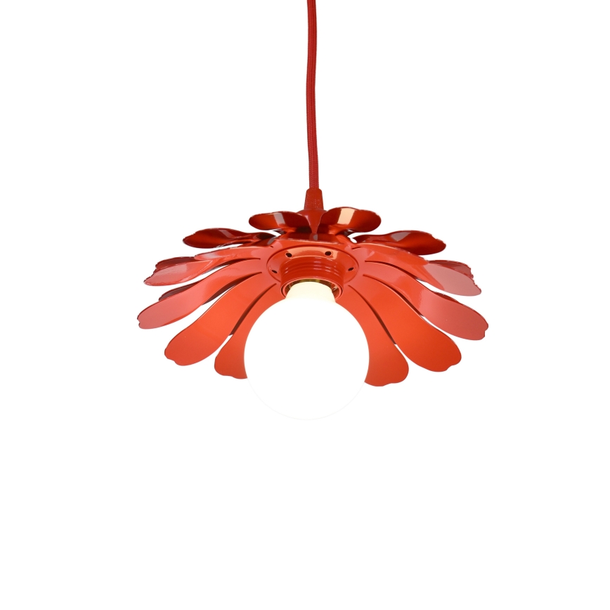 Bohemia-Design - Lustră pe cablu 1xE27/60W/230V, roșie
