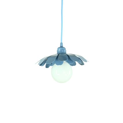 Bohemia-Design - Lustră suspendată pe cablu, 1xE27/60W/230V, albastră