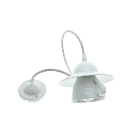 Bohemia-Design - Lustru din porțelan pe cablu 1xE27/60W/230V