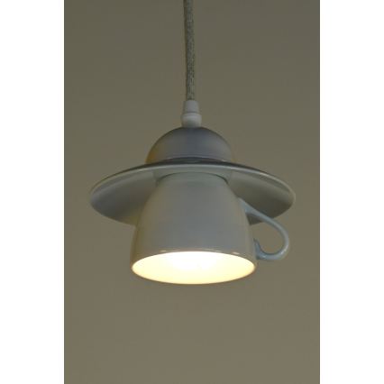 Bohemia-Design - Lustru din porțelan pe cablu 1xE27/60W/230V