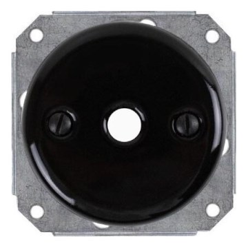 Bohemia-Design - Manșon retro din ceramică pentru cablu, negru