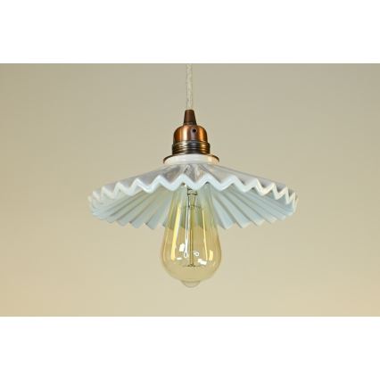 Bohemia-Design - Pendul din porțelan cu cablu 1xE27/60W/230V