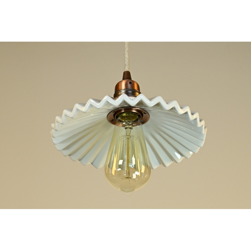 Bohemia-Design - Pendul din porțelan cu cablu 1xE27/60W/230V