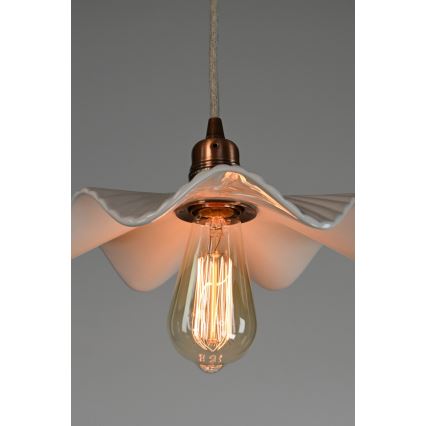 Bohemia-Design - Pendul din porțelan pe cablu 1xE27/60W/230V
