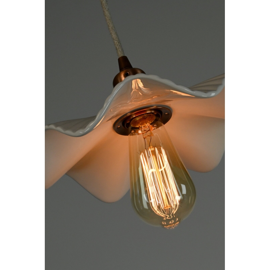 Bohemia-Design - Pendul din porțelan pe cablu 1xE27/60W/230V