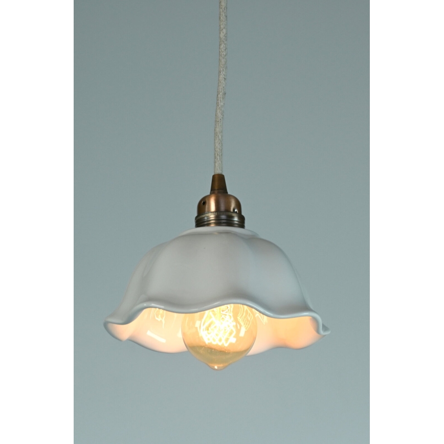 Bohemia-Design - Pendul din porțelan pe cablu 1xE27/60W/230V