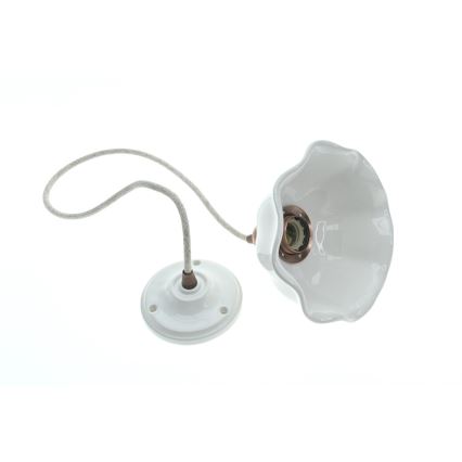 Bohemia-Design - Pendul din porțelan pe cablu 1xE27/60W/230V