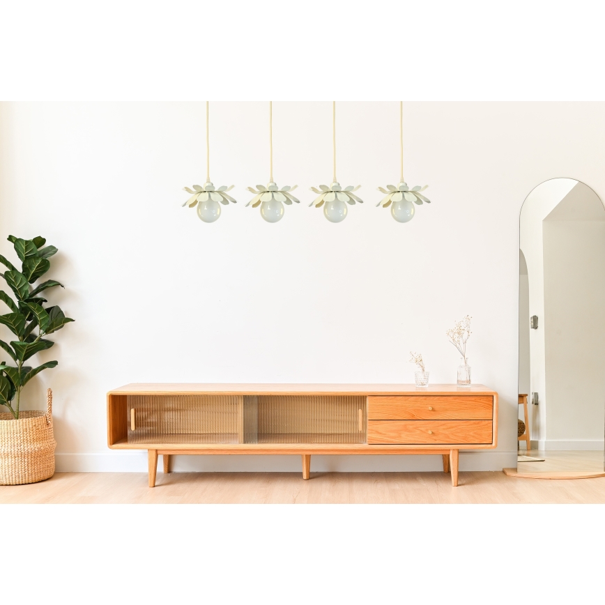 Bohemia-Design - Pendul pe cablu 1xE27/60W/230V crem