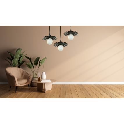 Bohemia-Design - Pendul pe cablu 1xE27/60W/230V, negru