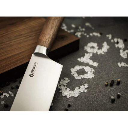 Böker - Cuțit de bucătar CORE 20,7 cm, mâner din lemn de nuc