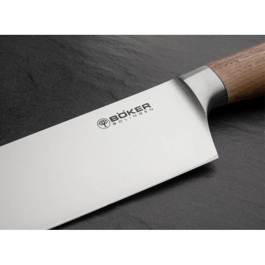 Böker - Cuțit de bucătar CORE 20,7 cm, mâner din lemn de nuc