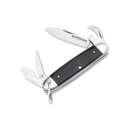 Böker - Briceag de buzunar multifuncțional Magnum Classic Pocket Steel, 16 cm, 4 funcții, mâner din palisandru